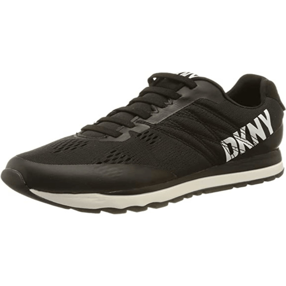 DKNY Jaxson women Lace up  Athletic casual sneakers Black/White 8.5 - Picture 5 of 5